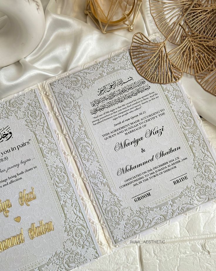 Nikah Booklet – A Beautiful Reminder of a Sacred Bond