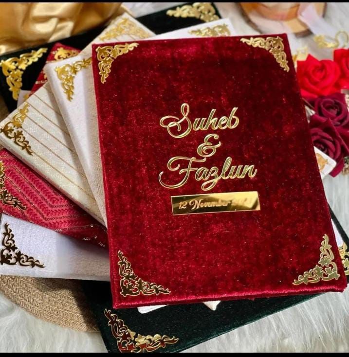 Nikah Booklet – A Beautiful Reminder of a Sacred Bond